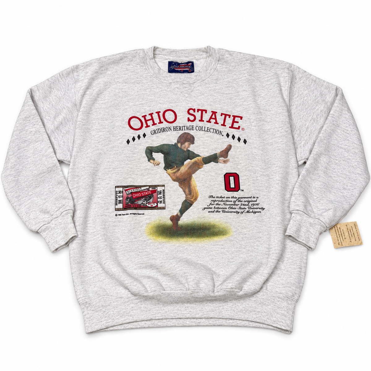 Vintage Ohio State Buckeyes Gridiron Heritage Sweatshirt