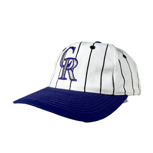 Vintage 90s Colorado Rockies Logo 7 Pinstripe Snapback — photo 1 of 1