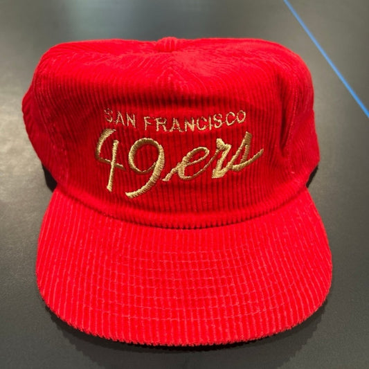 Vintage Sports Specialties San Francisco 49ers Script Corduroy Cap product photo 1