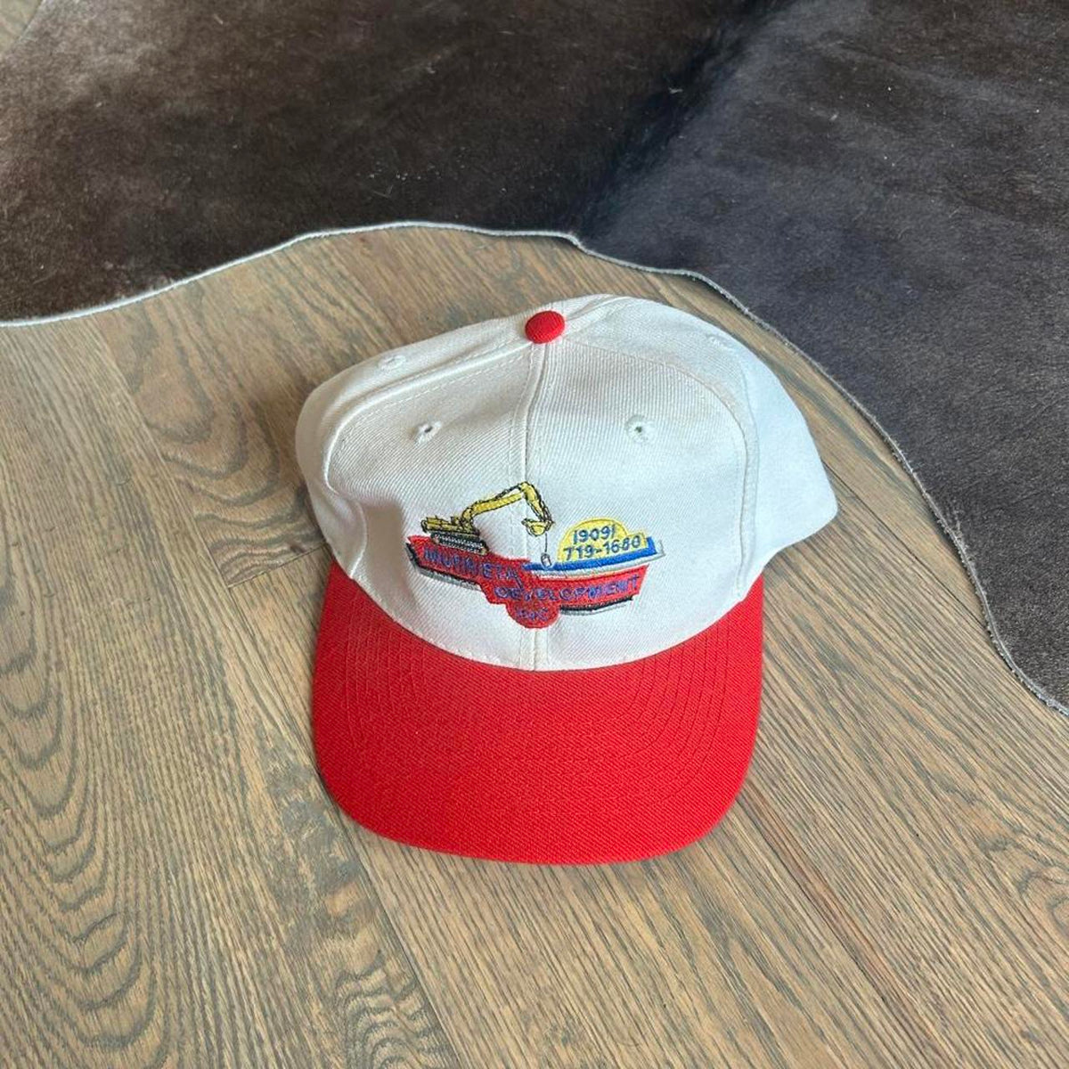 Vintage 90s Otto Murrays Development Construction Snapback product photo 1