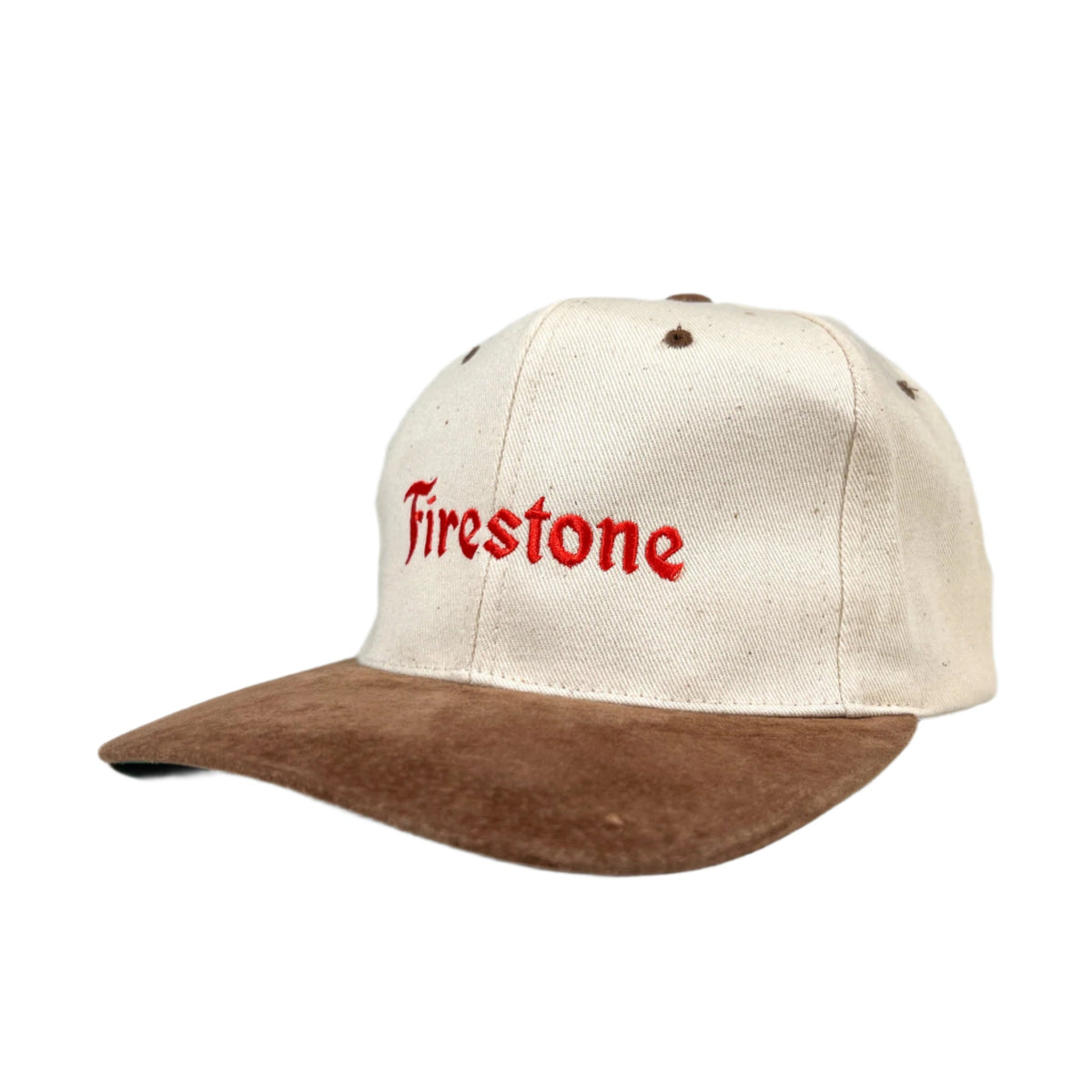 Vintage 90s Firestone Tires Suede Brim Cap — photo 1 of 1