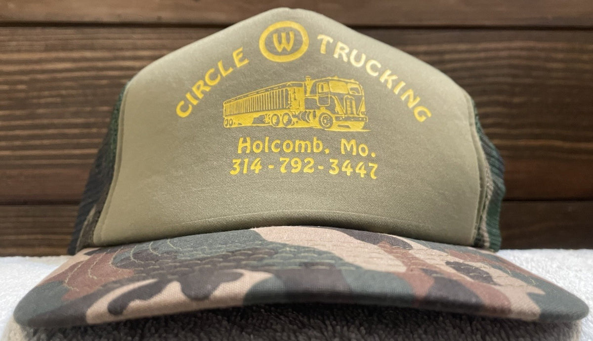Vintage Circle W Trucking Camo Mesh Snapback — photo 1 of 12