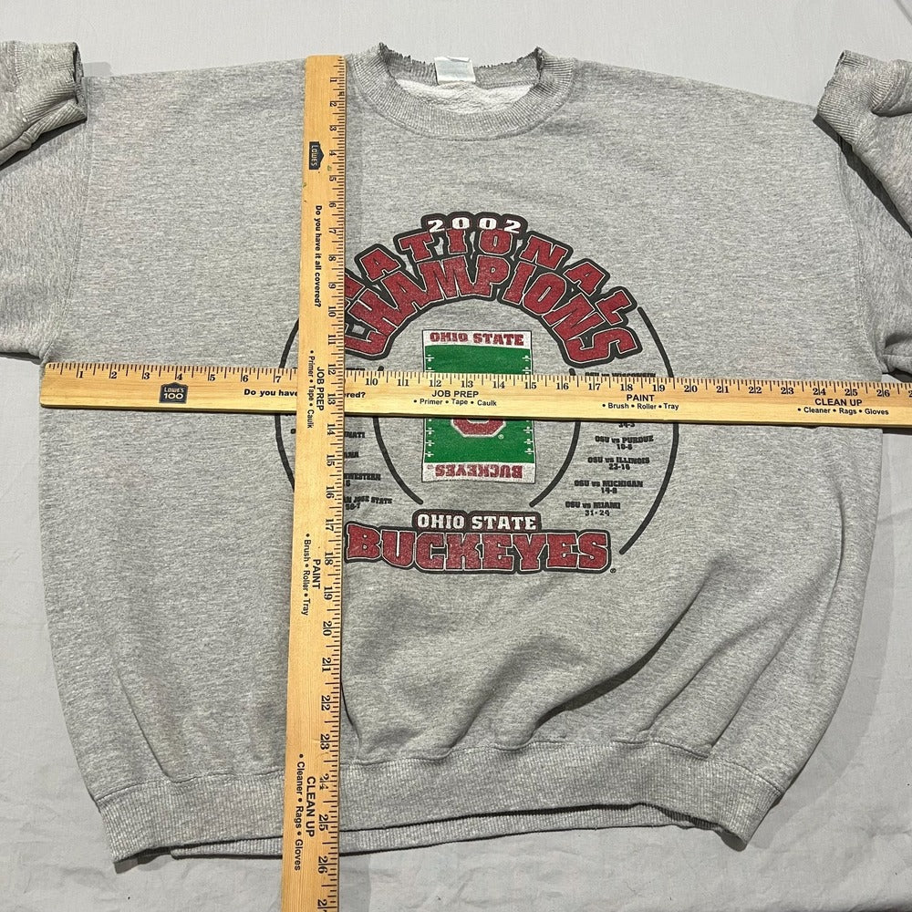 Vintage 2002 Ohio State Buckeyes National Champions Sweatshirt product photo 7